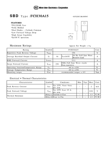  Datasheet Preview Page 1