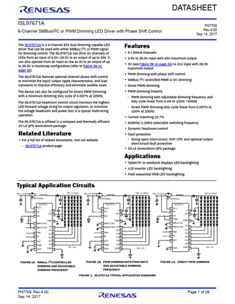  Datasheet Preview Page 1