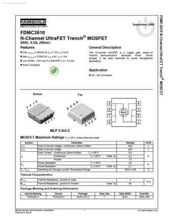  Datasheet Preview Page 1