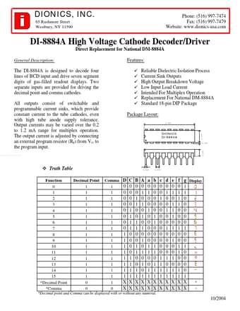  Datasheet Preview Page 1