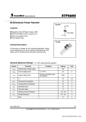  Datasheet Preview Page 1