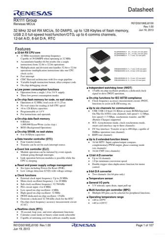  Datasheet Preview Page 1