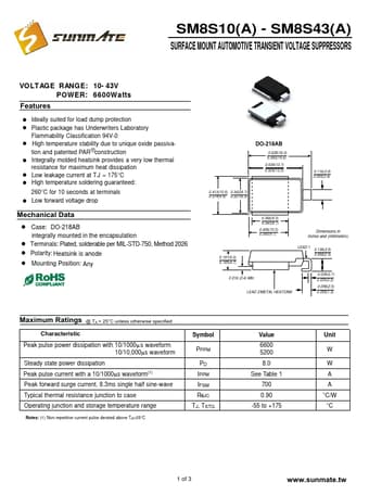  Datasheet Preview Page 1