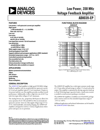  Datasheet Preview Page 1