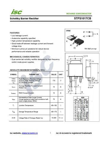  Datasheet Preview Page 1