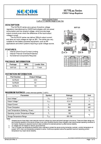  Datasheet Preview Page 1