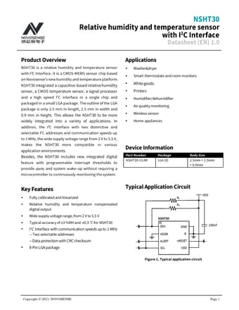  Datasheet Preview Page 1