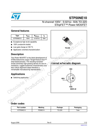  Datasheet Preview Page 1
