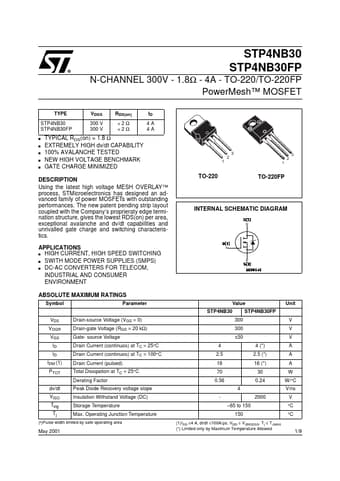  Datasheet Preview Page 1