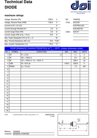  Datasheet Preview Page 1