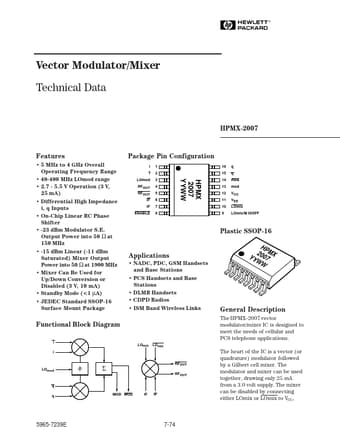  Datasheet Preview Page 1
