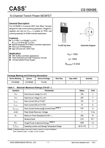  Datasheet Preview Page 1