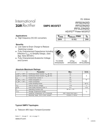  Datasheet Preview Page 1