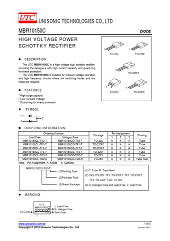  Datasheet Preview Page 1