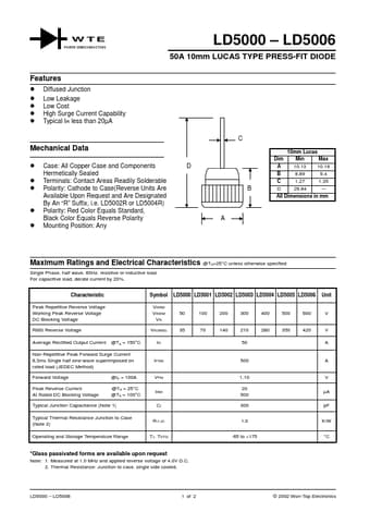  Datasheet Preview Page 1