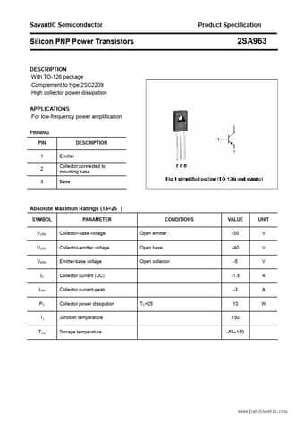  Datasheet Preview Page 1