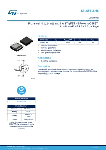 Datasheet Preview Page 1