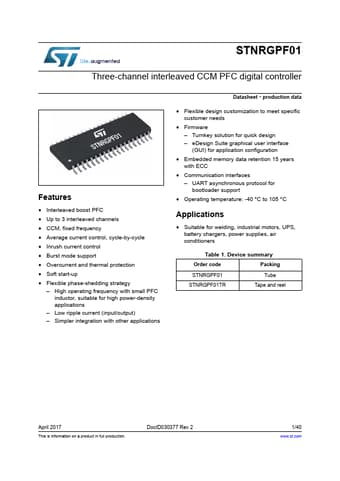  Datasheet Preview Page 1