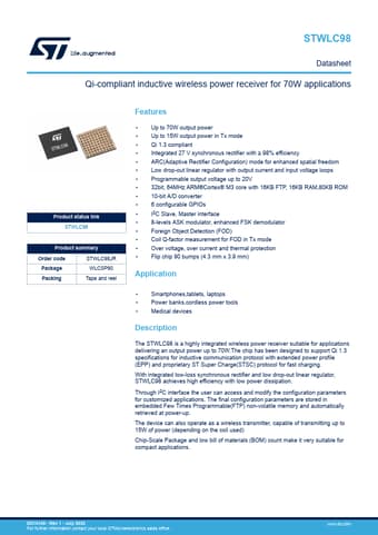  Datasheet Preview Page 1