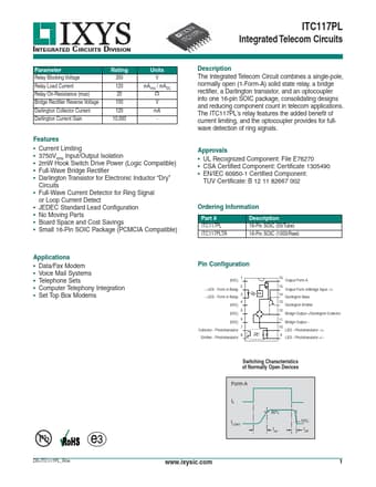  Datasheet Preview Page 1