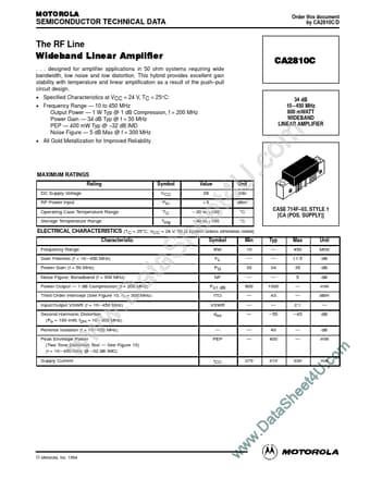  Datasheet Preview Page 1
