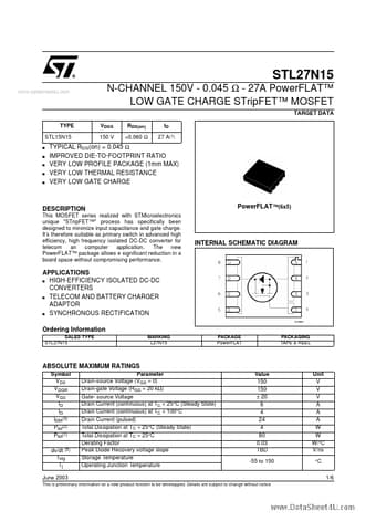  Datasheet Preview Page 1
