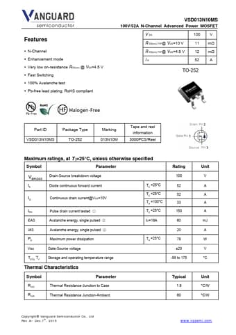  Datasheet Preview Page 1