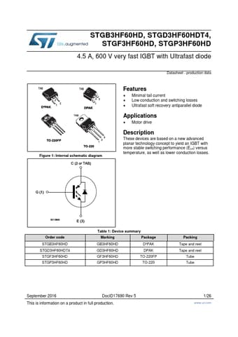  Datasheet Preview Page 1