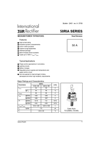  Datasheet Preview Page 1