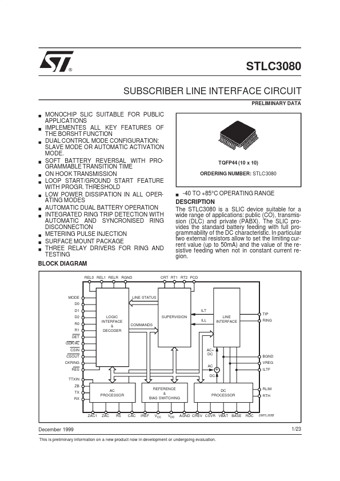  Datasheet Preview Page 1
