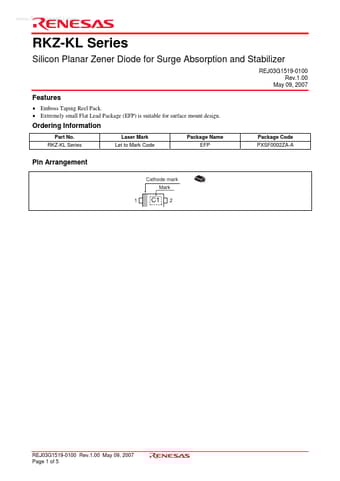  Datasheet Preview Page 1
