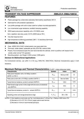  Datasheet Preview Page 1
