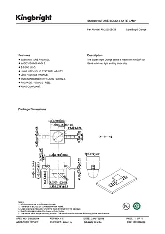  Datasheet Preview Page 1