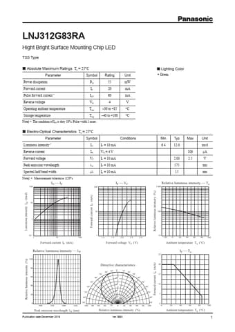  Datasheet Preview Page 1