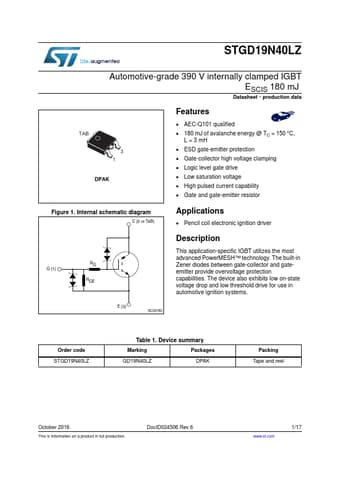  Datasheet Preview Page 1