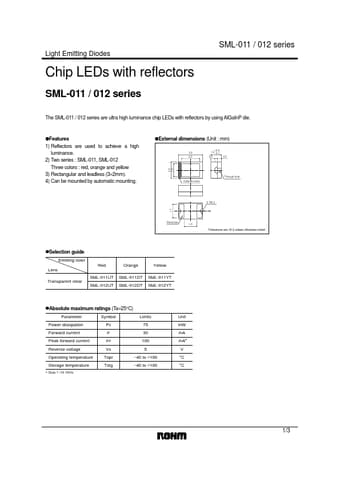  Datasheet Preview Page 1