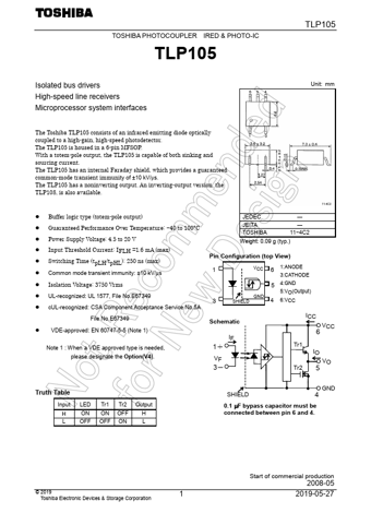  Datasheet Preview Page 1