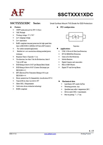  Datasheet Preview Page 1