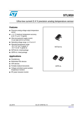  Datasheet Preview Page 1