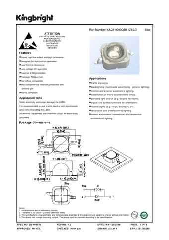  Datasheet Preview Page 1