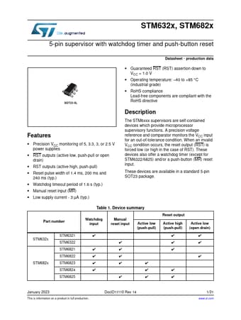  Datasheet Preview Page 1