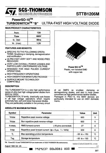  Datasheet Preview Page 1