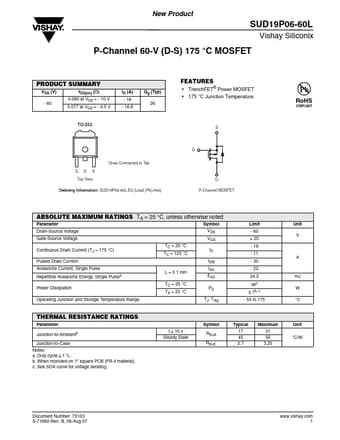  Datasheet Preview Page 1
