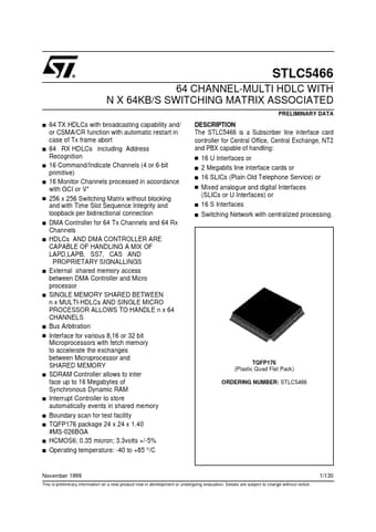  Datasheet Preview Page 1