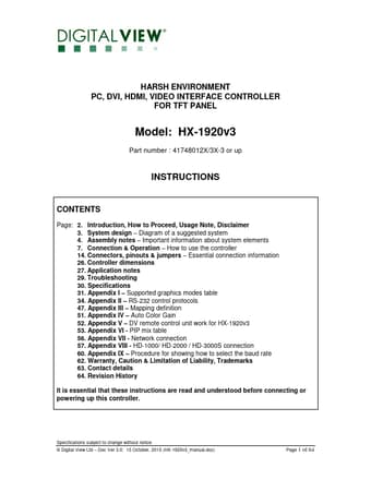  Datasheet Preview Page 1
