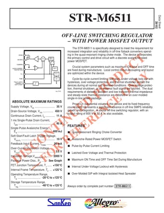  Datasheet Preview Page 1