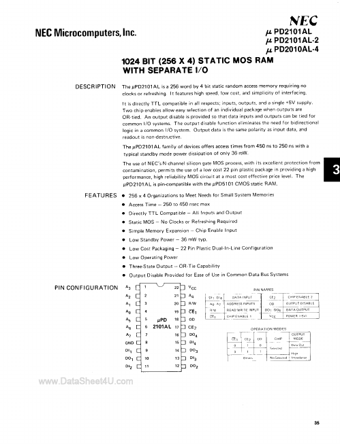  Datasheet Preview Page 1
