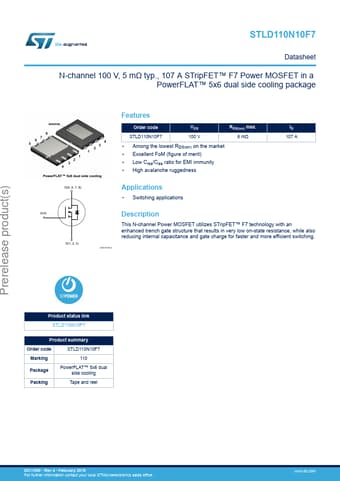  Datasheet Preview Page 1