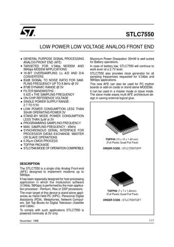 Datasheet Preview Page 1