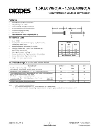  Datasheet Preview Page 1